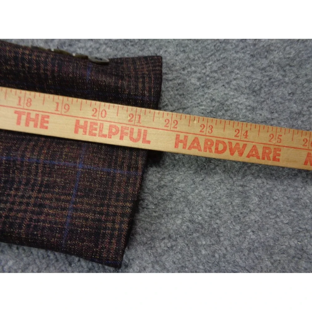 Joseph Abboud Heritage Blazer 44S Glen Check Plaid Reda Super 110's Wool